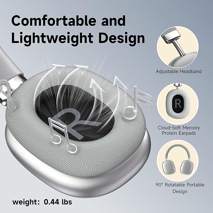 Bluetooth Wireless Headphones With Active Noise Cancelling