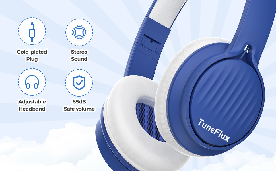 Wired Headphones 85dB Stereo