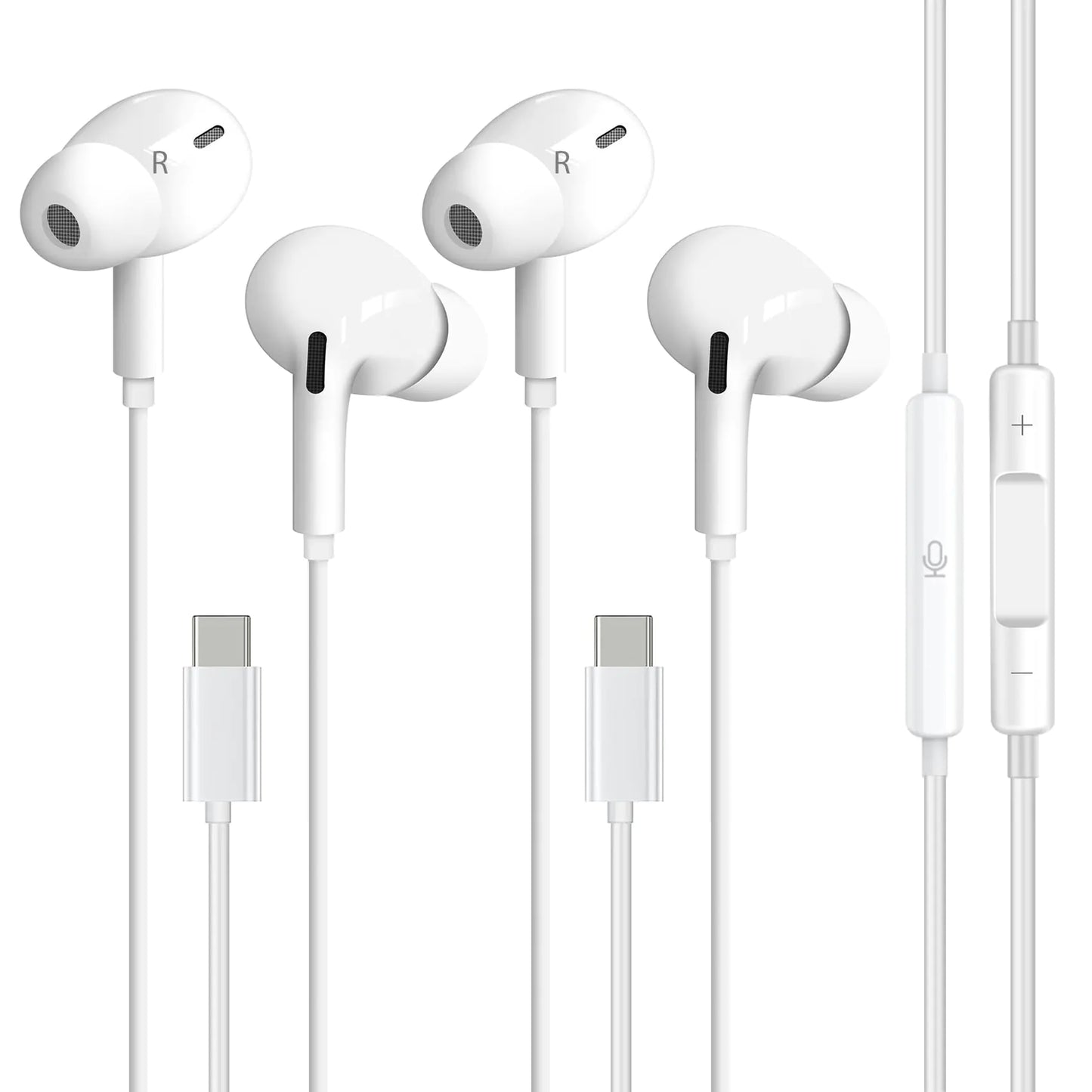 Wired Earbuds with Mic Noise Cancelling